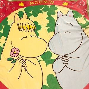 Moomin & Snorkmaiden Large Plush Fleece Blanket Throw 73x73 Floren Vanguard